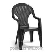 Стул пластиковый Santana Chair серый фотография