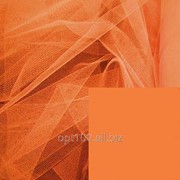 Фатин мягкий, цвет оранжевый - 3 метра ширина