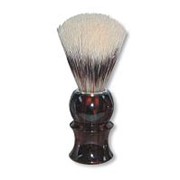 Помазок для бритья Mondial, пластик, ворс барсука, рукоять - темно-коричневый цвет (49618) фотография