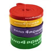 Резиновые петли BanD4Power. Комплект из 4 шт (нагрузка 3 - 54 кг) фото