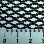Сетка для тюнинга алюминиевая (ромб) ячея 10мм.