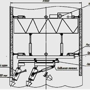 Комбайн для механизированного разрушения породы при сооружении стволов диаметром от 6 до 9 метров