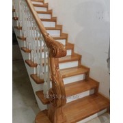 Элитные лестницы из дерева фото