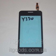 Тачскрин / сенсор (сенсорное стекло) для Huawei Ascend Y330 (черный цвет, самоклейка) 3303-1 фотография