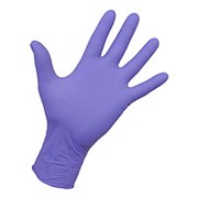 Нитриловые перчатки NitriMAX лиловые эластичные