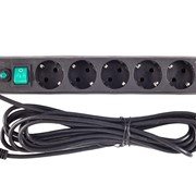 Сетевой фильтр Гарнизон EHB-15 5м, 6 розеток фото