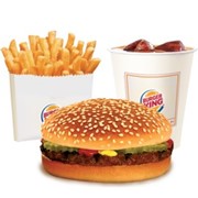 Доставка еды - Гамбургер Комбо фотография