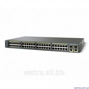 Коммутатор Cisco Catalyst 2960 Plus 48 10/100 + 2 T/SFP LAN Lite (WS-C2960+48TC-S) фотография