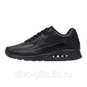 Кроссовки Nike Air Max 90 Leather Black арт 2126-1 36 EUR 22,5 см фотография
