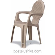 Кресло дачное пластиковое Scab Intrecciata фотография