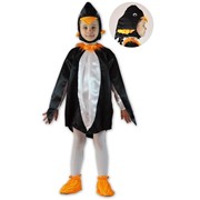 Карнавальный костюм для детей Карнавалия.рф Пингвин с крыльями детский, 32 (122-128 см) фотография