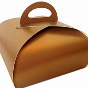 Элегантная коробка для тортов Бон-Бон 33/33 Оранжевая фото