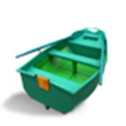 Лодка гребная стеклопластиковая Полидор-240 фото
