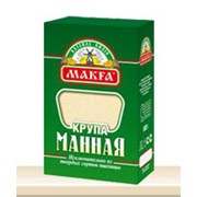 Крупа манная в картонной упаковке