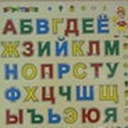 Детская деревянная обучающая азбука пазл на украинском языке. фотография