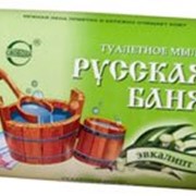 Туалетное мыло Русская баня-эвкалипт 100г фото