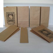 Крафт пакеты с прямоугольным и плоским дном фото