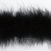 Боа пух, D 6-7 см черный 23335 фотография