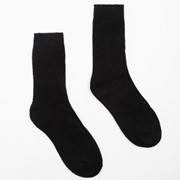 Носки мужские шерстяные, цвет чёрный, р-р 39-44 фото