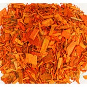 Щепа декоративная, оранжевая, 60л., мешок фото