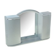 Шкафчик зеркальный для ванной комнаты «Арго», цвет белый мрамор фотография