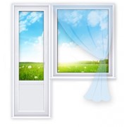 Окно, балконная дверь ПВХ из профиля Новотекс-70, Винхаус фото