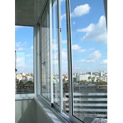 Алюминиевые раздвижные балконы