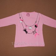 Детская кофточка для девочки Kitty розовая фото
