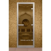 Дверь для турецкой бани ALDO 690х1890, правая, стекло бронзовое фото
