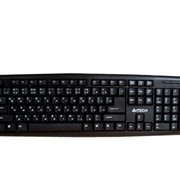 C-011K A4Tech USB клавиатура, Цвет: Чёрный фотография
