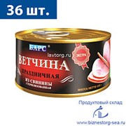 "БАРС" Ветчина стерилизованная "Праздничная" из свинины, 325 гр.