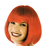 Карнавальный парик Каре рыжий фото