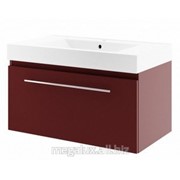 Тумбочка под умывальник 90, цвет бордовый, 89х44 см Aquaform Decora фото
