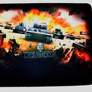 Коврик World of Tanks 22x18 см. фото
