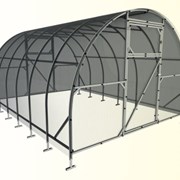 Теплицы с поликарбонатом 4-10м. Доставка. АРТ:0143 фото