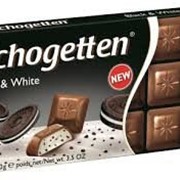 Шоколад Schogetten «Black and White Chocolate» , 100г 1582 фотография