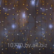 Гирлянда “Светодиодный Дождь“ 2х3м, эффект мерцания, белый провод, 220В, диоды ЖЁЛТЫЕ, NEON-NIGHT фото