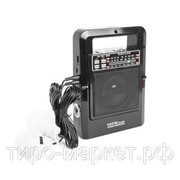 Радиоприемник “Vikend Traveler“, УКВ 64-108МГц,акб1200мA,бат.2*R20,USB/TF,солн.бат.,2*ламп фото