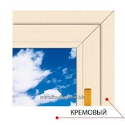 Ламинированное окно Steko Кремовый фото