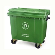 Контейнер для мусора 660 лт  фото