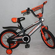 Детский велосипед Crosser Sports 14“ c родительской ручкой фотография