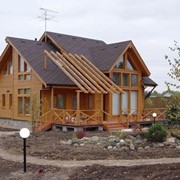 Строительство деревянных домов фото