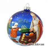 Ёлочный шар Святой Николай подарок на новый год 2017