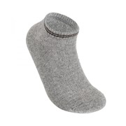 Термоноски укороченные (спортивные носки) 70% шерсть, с пухом яка, цвет серый фото