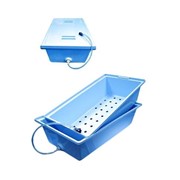 КДС-35 контейнер с боковым сливом для дезинфекции и обработки медицинских изделий фото
