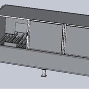 Горизонтальный модуль плавления битума, Контейнеры. фотография