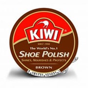 Крем для обуви KIWI коричневый, 50мл фотография