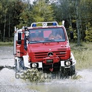 Автоцистерны пожарной на базе автомобиля Mercedes-BenzUnimogU5000 со следующими техническими характеристиками