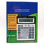 Электронный калькулятор DS-1005 12 разрядный фотография