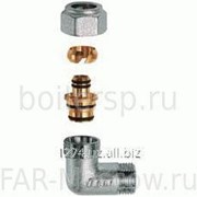 Угольник 1“ НР - концовка для металлопластиковых труб 32х3, хромированный, артикул FC 5261 1276275 фото